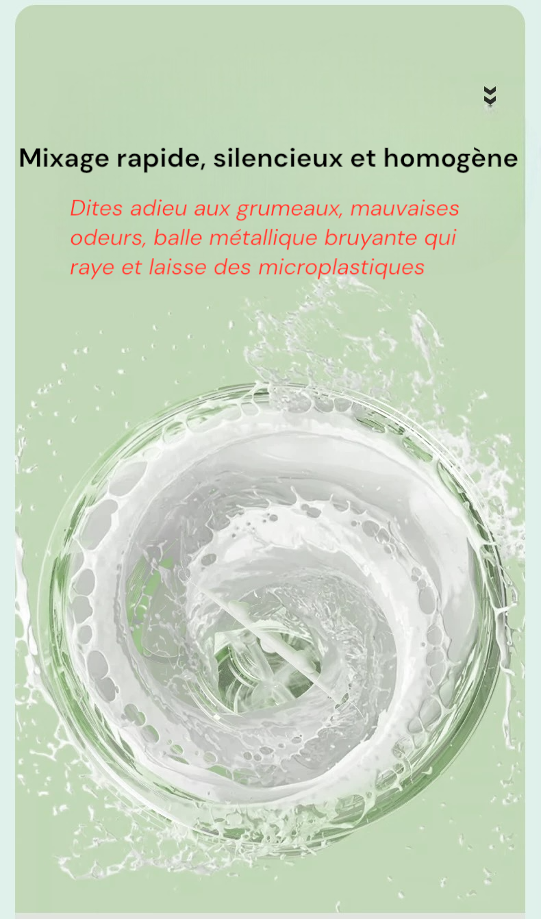Shaker électrique GymBro - Chargeur + Cadeau OFFERTS